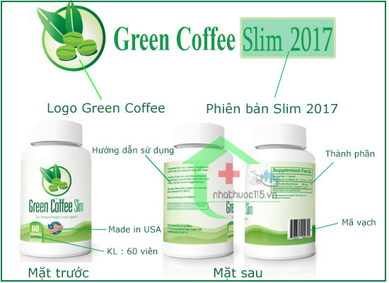 Green coffee slim của Mỹ Green coffee slim của Mỹ