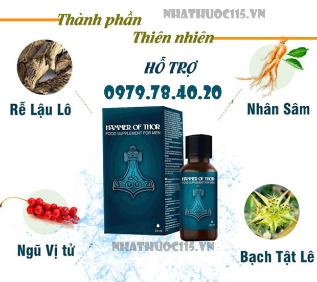 Thành phần giọt hammer of thor Thành phần giọt hammer of thor