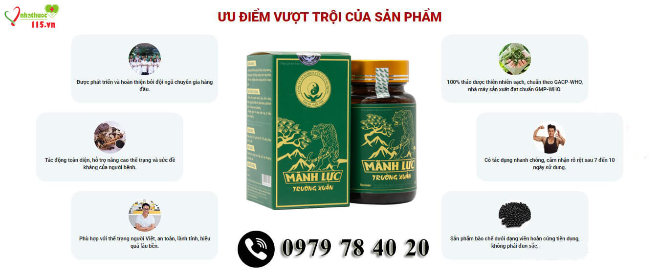 tác dụng của Mãnh lực Thường xuân