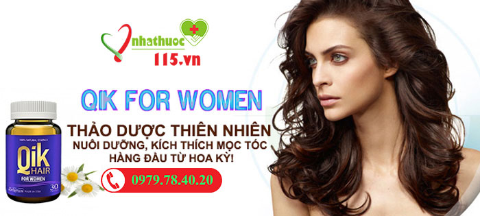 Công dụng kích thích mọc tóc Qik Hair