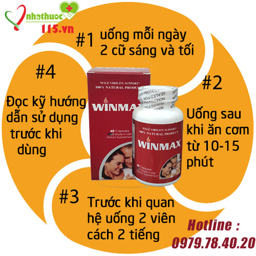 Cách dùng Winmax đỏ