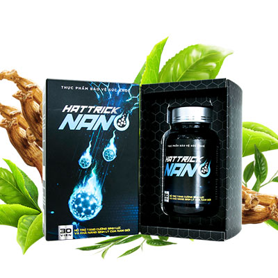 Hattrick Nano - Viên uống tăng cường sinh lý nam