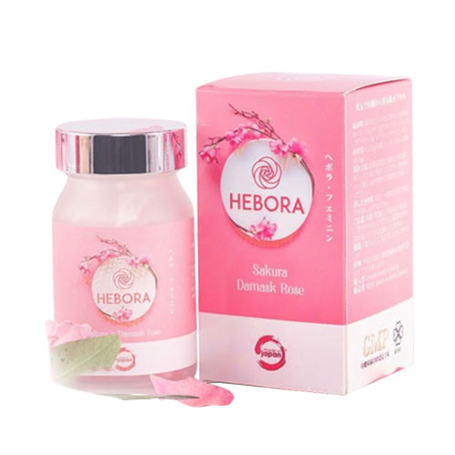 Hebora Sakura Damask Rose – Viên ngậm tạo mùi hương cơ thể