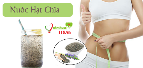 uống hạt chia giảm cân đơn giản tại nhà