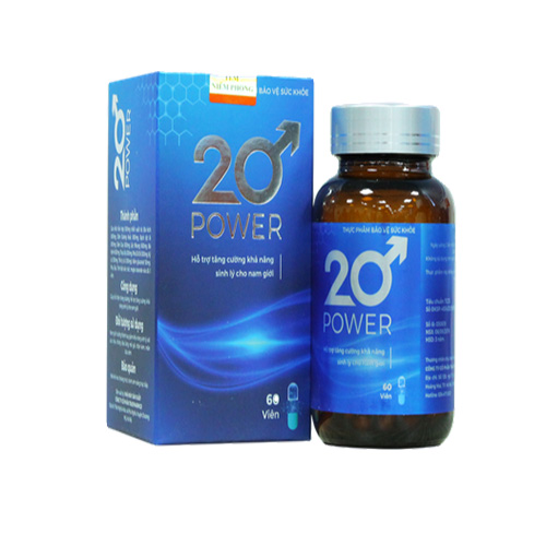20 POWER - Tăng cường sinh lý - Sinh lực tràn trề như tuổi 20