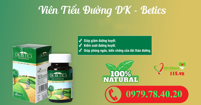 Viên uống hỗ trợ điều trị tiểu đường DK Betic
