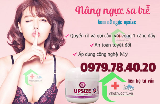 Tác dụng của kem nở ngực upsize