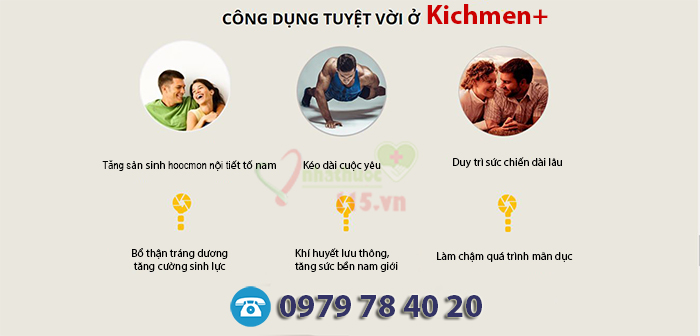 Tác dụng Kichmen Plus