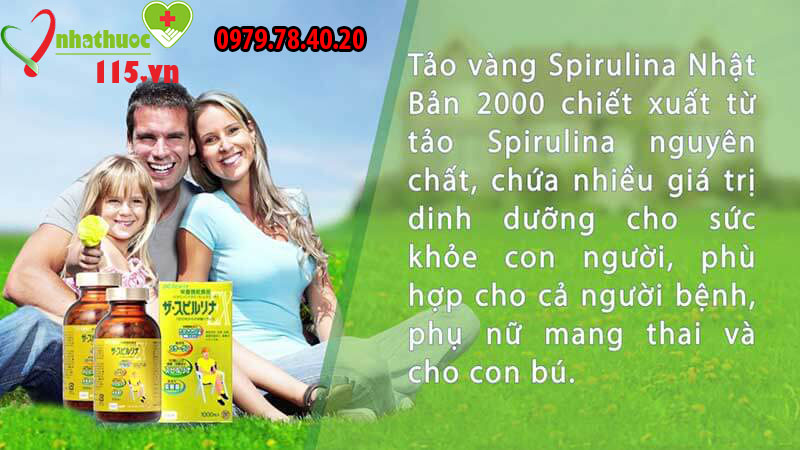 Thành Phần Tảo Vàng Spirulina Ex