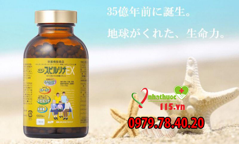 Tảo Vàng Spirulina EX Cung cấp dưỡng chất cho sức khỏe tốt nhất